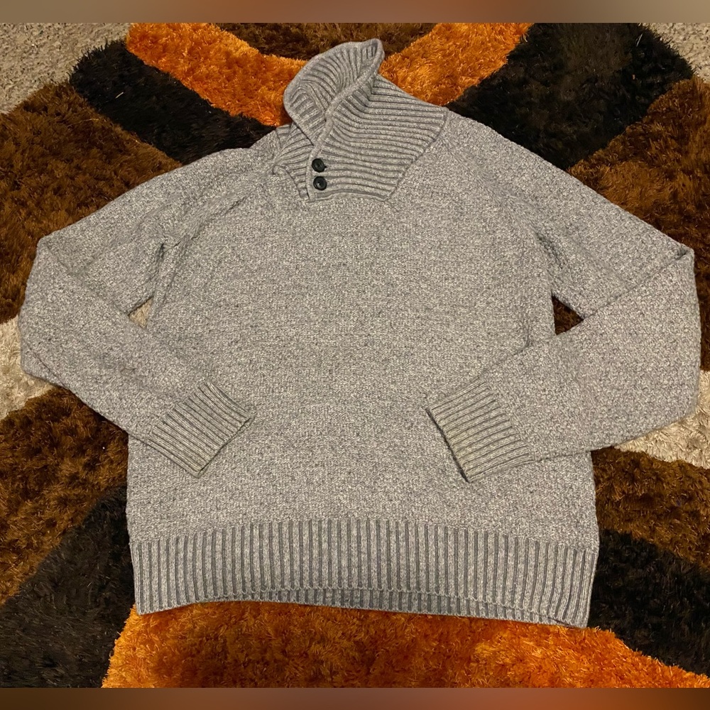 H&M, Men’s, Gray Knit, Sweater